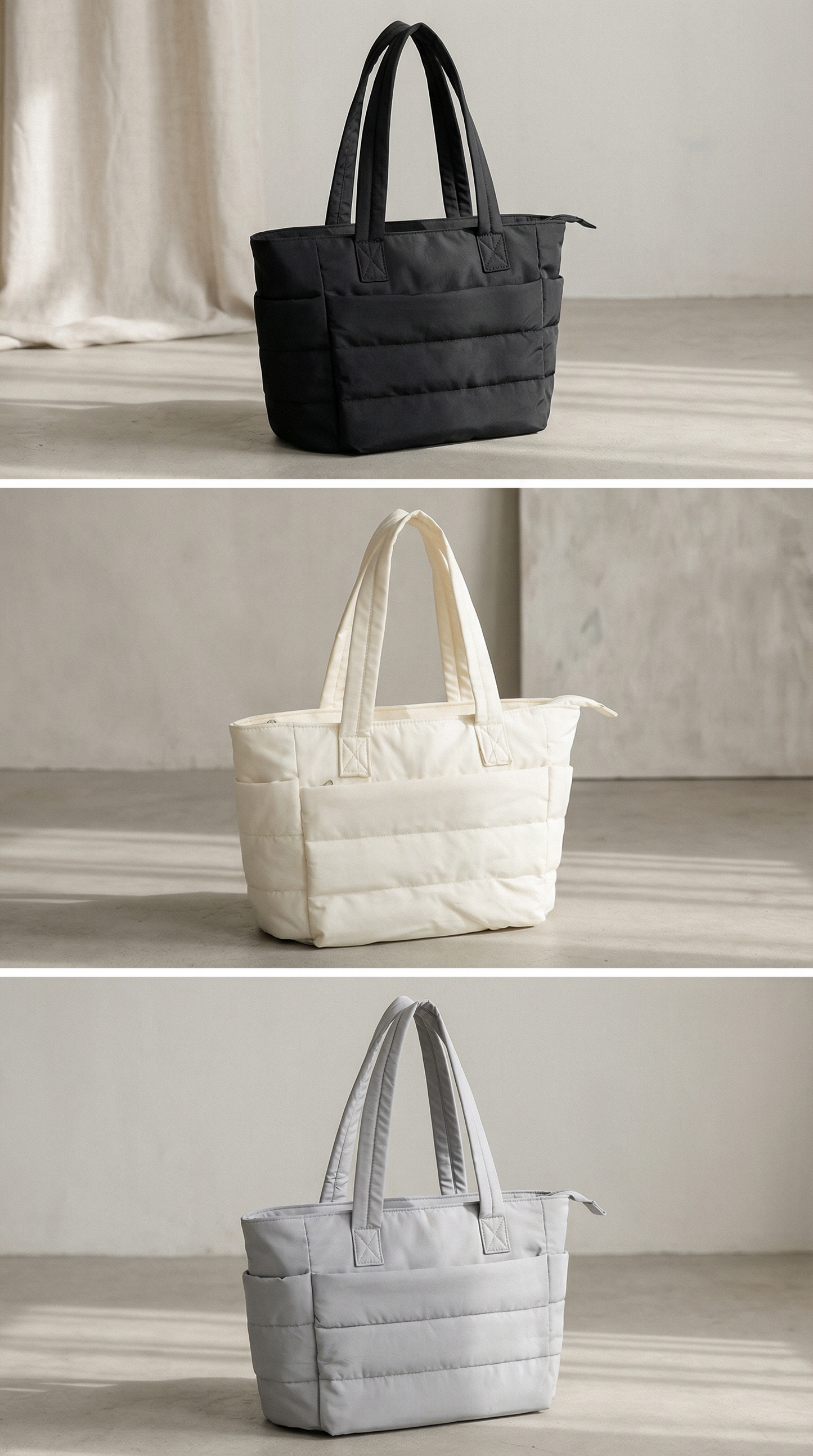 Pufflora กระเป๋าโท้ท Tote bag รุ่น Signature Puffer