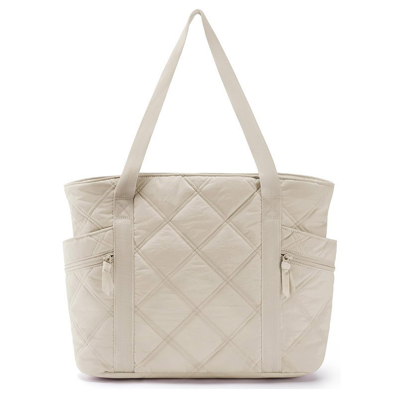 Pufflora กระเป๋าสะพาย รุ่น Diamond Pro กระเป๋าใส่โน๊ตบุ๊ค/iPad ใบใหญ่ จุของเยอะ มีช่องแบ่งหลายช่อง ทรงสวยสไตล์เกาหลี