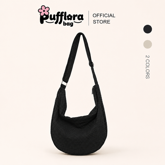Pufflora กระเป๋าสะพายข้าง รุ่น Active Tote Bag กระเป๋าโท้ท Tote bag สายปรับระดับได้ ใส่ของได้เยอะ